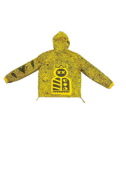 DRMVZN yellow windbreaker 1of1