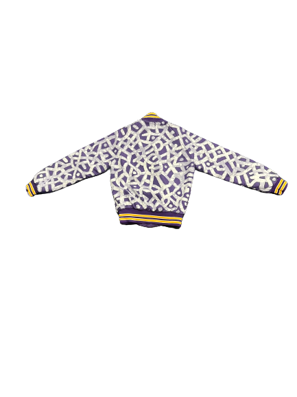 DRMVZN lakers 1of1 bomber jacket