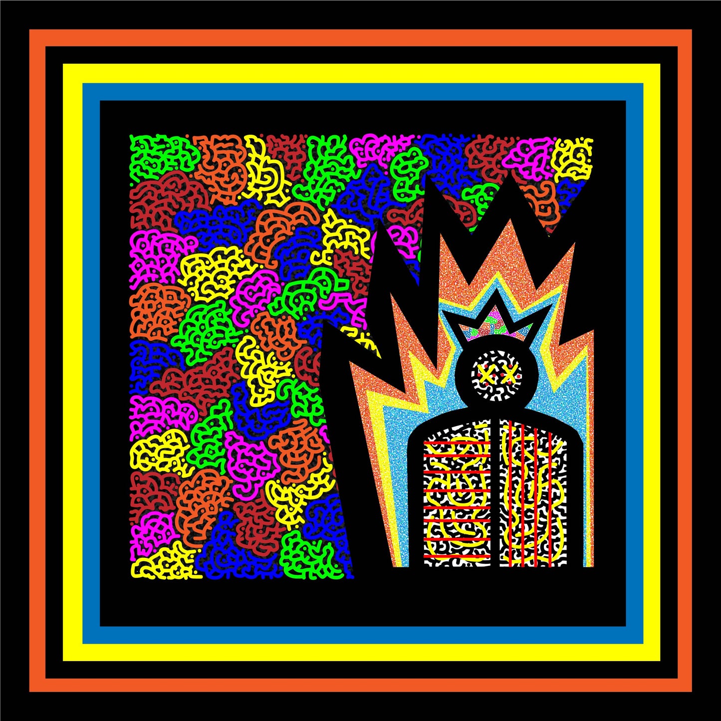 DRMVZN KING OF THE WORLD PRINT