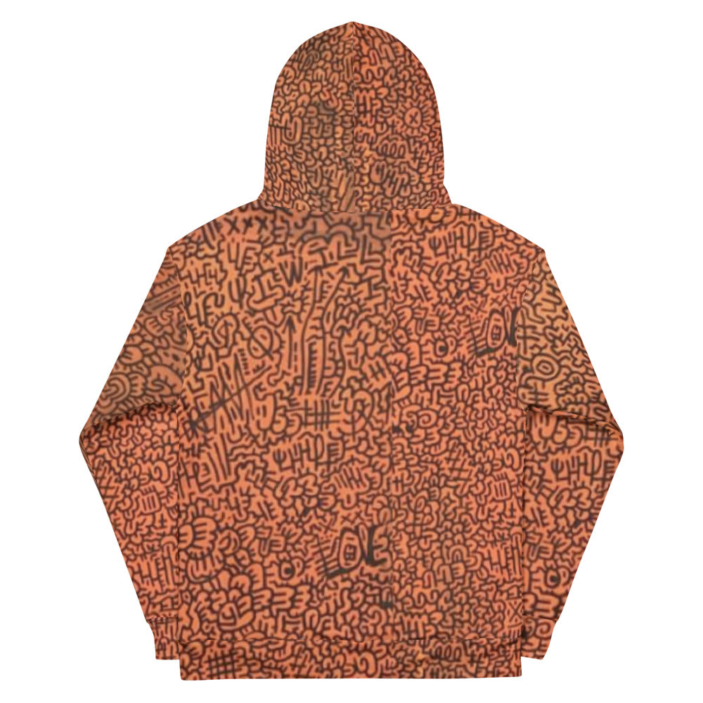 DRMVZN ORANGE DREAM PRINT HOODIE