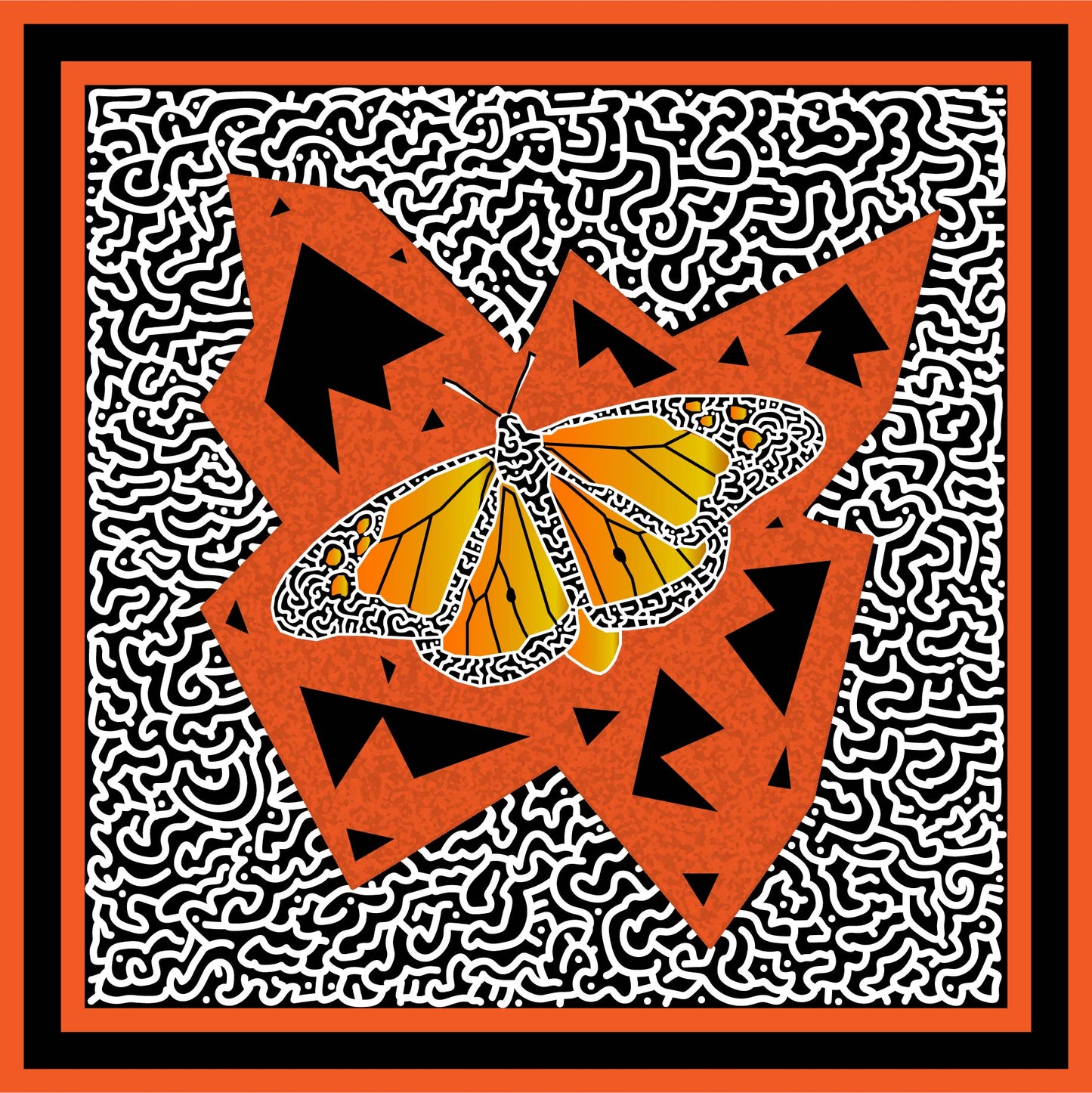 DRMVZN BUTTERFLY EFFECT PRINT