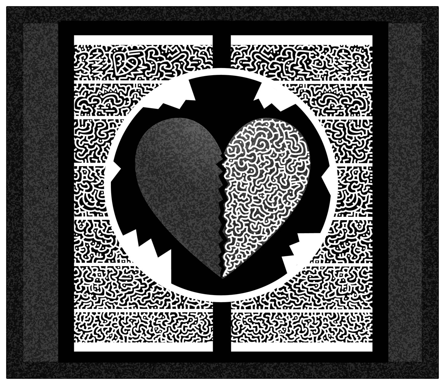 DRMVZN HEART BALANCE PRINT