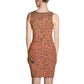 DRMVZN ORANGE PRINT DRESS