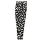 DRMVZN  BLACK/WHITE PATTERNED JOGGERS