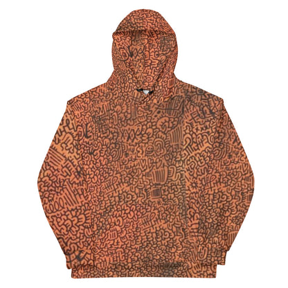 DRMVZN ORANGE DREAM PRINT HOODIE