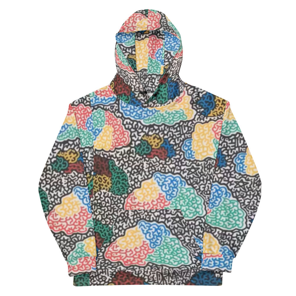 DRMVZN CLOUD PRINT HOODIE