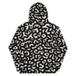 DRMVZN BLACK/WHITE PATTERNED HOODIE