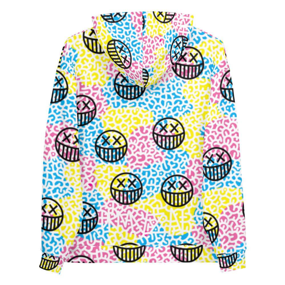 DRMVZN SMILEY PRINT HOODIE